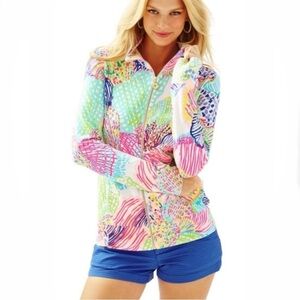 Like New Lilly Pulitzer cotton zip up